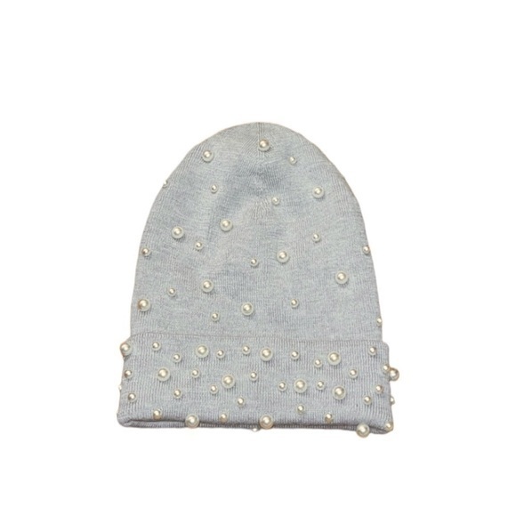 Regina Italian 100% Wool Pearl Grey Beanie Hat XL - Picture 1 of 6